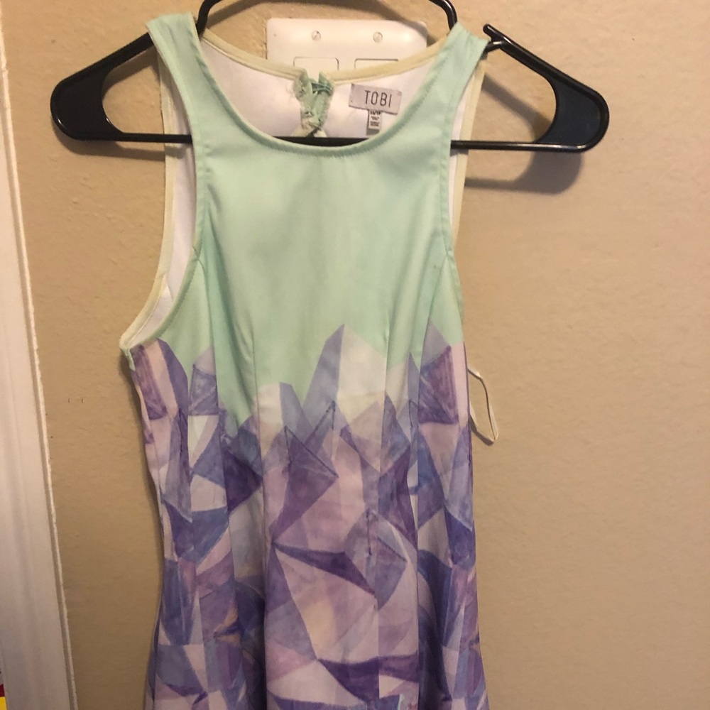 Tobi Geometric Print Dress